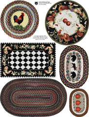 Rustic Dollhouse Rugs Collage Sheet