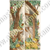 Rustic Trees & Foliage Collage Sheet