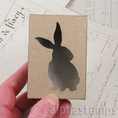Mini Shadowbox Lid - Small Bunny*