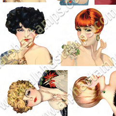 Sassy Beauties Collage Sheet