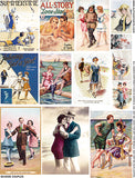 Seaside Couples Collage Sheet
