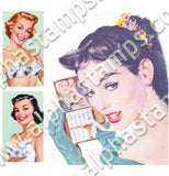 Sexy Vintage Housewives Collage Sheet