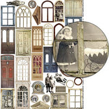 Small Shabby Doors & Windows Collage Sheet