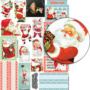 Snarky Xmas Tags Collage Sheet