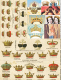 Spanish Crowns Collage Sheet