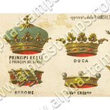 Spanish Crowns Collage Sheet