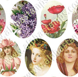 Spring Pendants Mini Collage Sheet