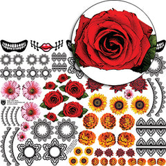 Sugar Skull Parts Collage Sheet - SOLD OUT
