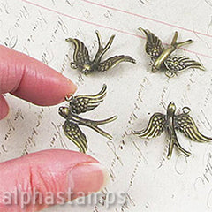 Bronze Swallow Charm* - SOLD OUT