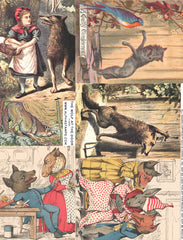 The Wolf At The Door Collage Sheet