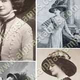 Those Lovely Edwardian Hats Collage Sheet