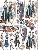 Tinted Beachwear Collage Sheet