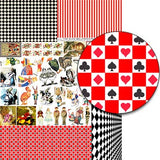 Tiny Alice Wallpaper Prints Collage Sheet