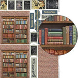 A Tiny Bookstore Collage Sheet