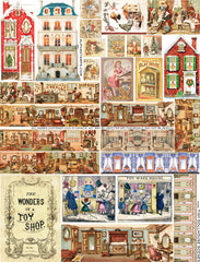 Tiny Dollhouse Scenes Collage Sheet