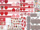Tiny Little Valentines Collage Sheet