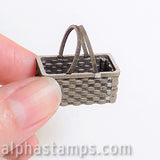 Tiny Picnic Basket - Half Scale