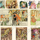 Tiny Cinderella Booklets Collage Sheet