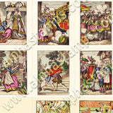 Tiny Cinderella Booklets Collage Sheet