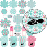 Tiny Little Fashion Boxes Collage Sheet