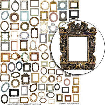 Tiny Picture Frames Collage Sheet