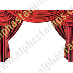 Tiny Theatre & ATC Curtains Collage Sheet