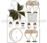 Tweedledum & Tweedledee Paper Dolls Collage Sheet