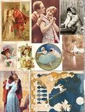 Vaguely Valentine Collage Sheet