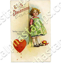 Valentine Kids Collage Sheet