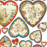 Valentine Hearts Collage Sheet