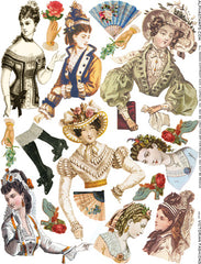 Victorian Fashions Collage Sheet