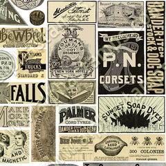 Vintage Bits Collage Sheet
