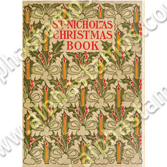 Vintage Christmas Book Covers Collage Sheet