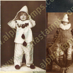 Vintage Circus Children Collage Sheet
