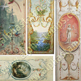 Vintage Decorative Panels Collage Sheet