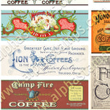Vintage Pantry Labels Half Sheet
