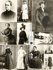 Vintage Women Collage Sheet