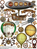 Voyages Extraordinaires #2 Collage Sheet