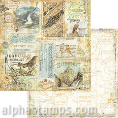 Wanderlust Souvenir Scrapbook Paper - SOLD OUT