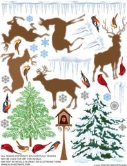 Winter Wonderland Collage Sheet