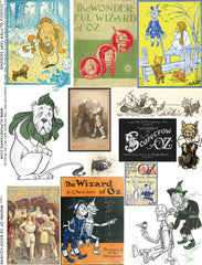 Wizard of Oz Book Covers Collage Sheet - SOLD OUT