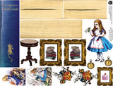 Wonderland Book Box Collage Sheet Part 1
