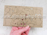 Tiny Chipboard Alice Props