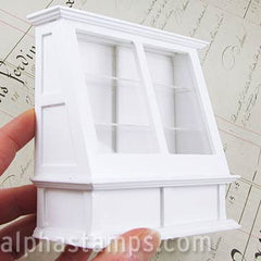 White Store Display Case - Angled Sides - SOLD OUT