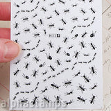 Tiny Black Ants Stickers*