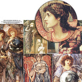 Art Nouveau Angels Collage Sheet