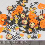 Black & Orange Halloween Polymer Clay Slice Mix