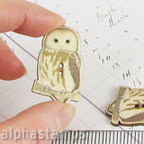 Barn Owl Wooden Button*
