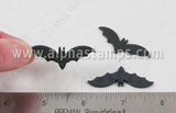 45mm Wide Black Acrylic Bats*