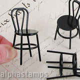 Black Half Scale Cafe Chair*